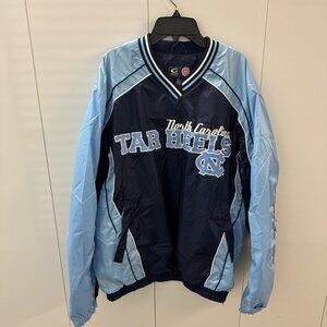 VTG G-III Carl Banks UNC North Carolina Tar Heels Pullover Warmup 90s Sz L  EUC